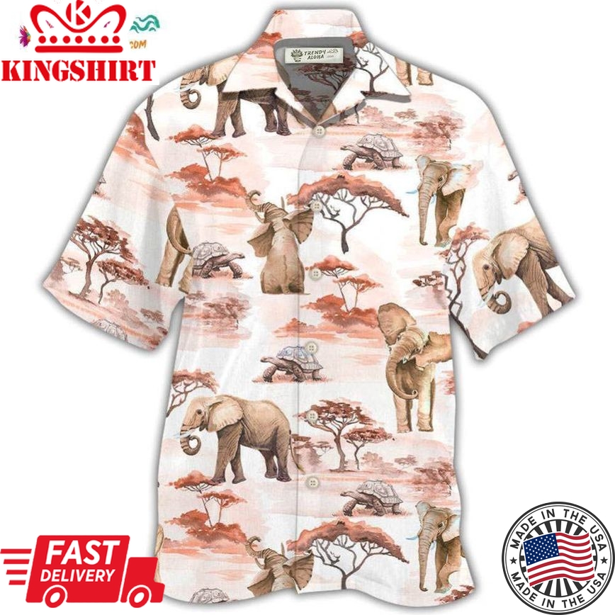 Elephant Cute Elephant Africa Hawaiian Shirt