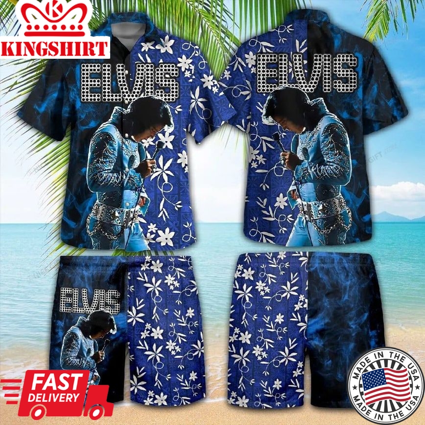 Elvis Presley Aloha Style Vacation Hawaiian Set