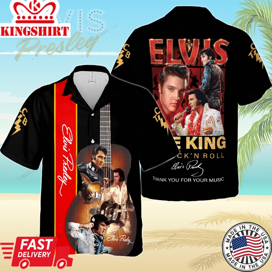 Elvis Presley's Era Immortalized in 3D Hawaiian Shirt