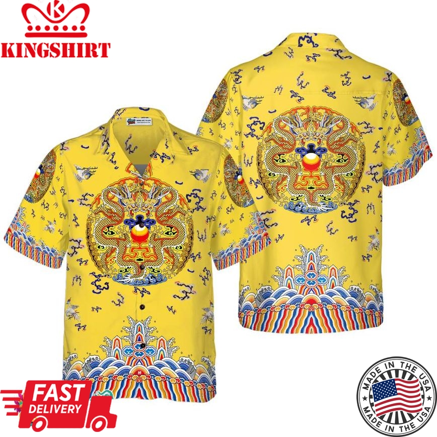 Emperor Chinese Dragons Royalty Hawaiian Shirt