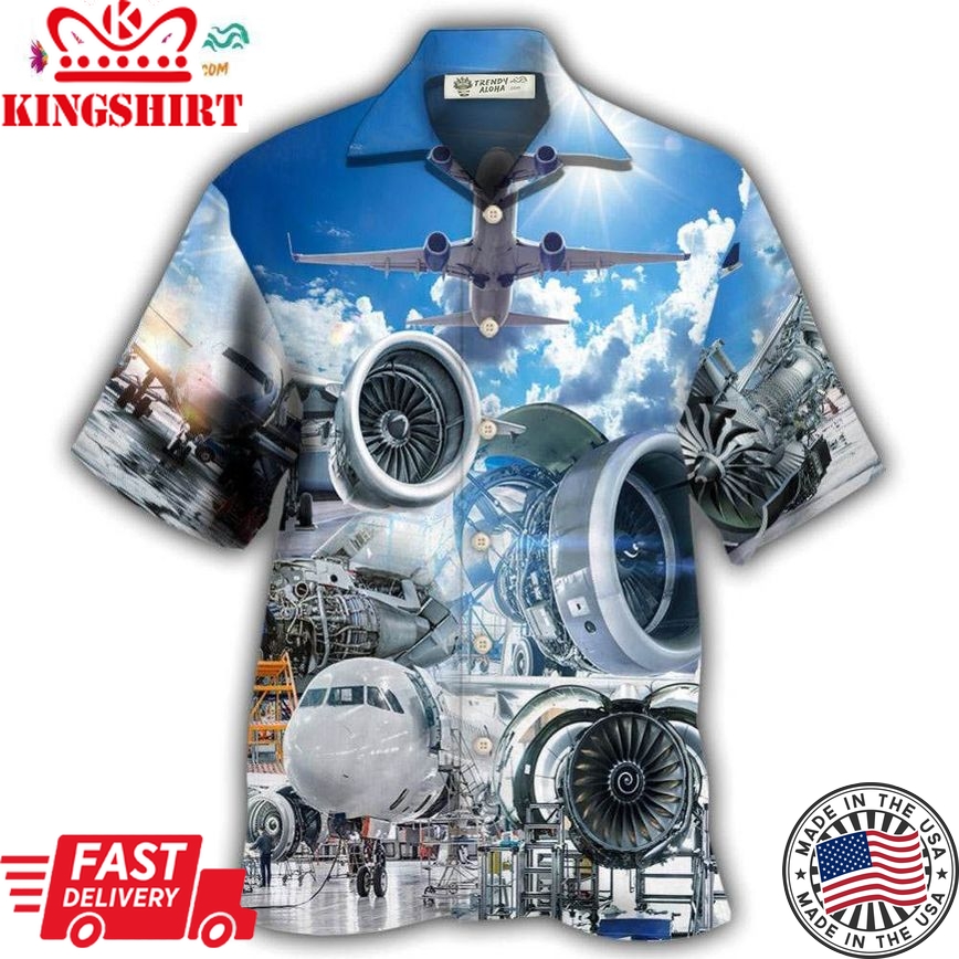 Engineer Aeronautical Engineering Hawaiian Shirt