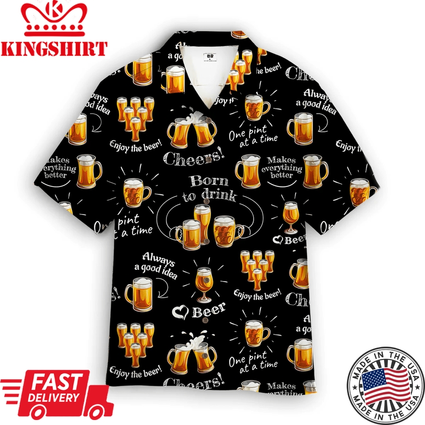 Enjoy The Beer Trendy Hawaiian Shirt