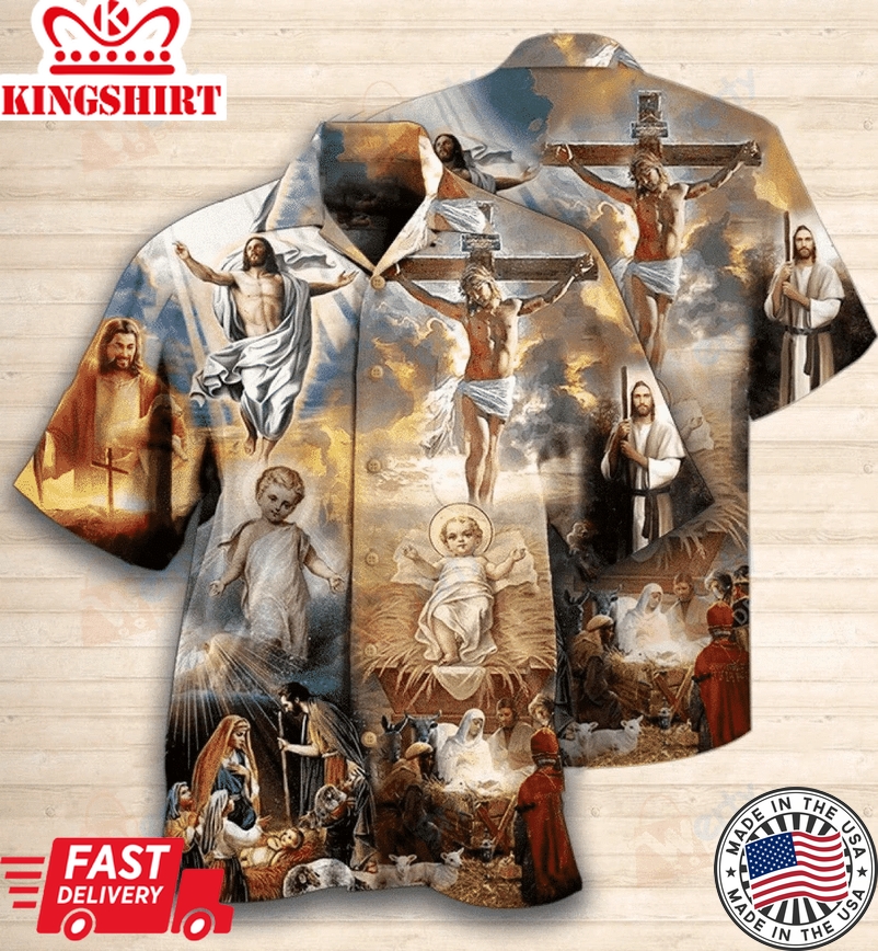 Eternal Grace: The Life Of Jesus Hawaiian Shirt