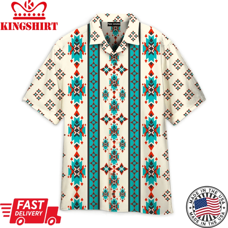 Ethnic Native American Style Aloha Trendy Hawaiian Shirts