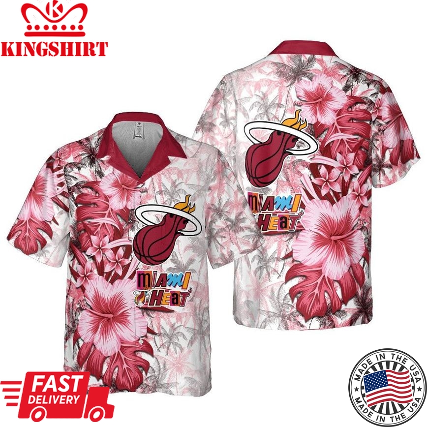 Exclusive Miami Heat Island Dance Style Aloha Shirt