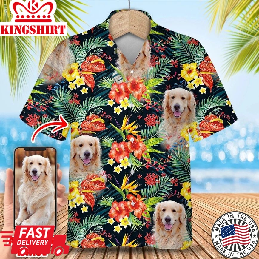 Face Masked Luau Party: Custom Funny Hawaiian Shirt