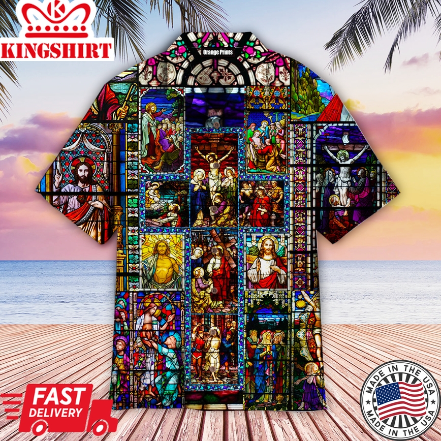 Faith Over Fear Jesus Aloha Hawaiian Shirts For Men And Women |