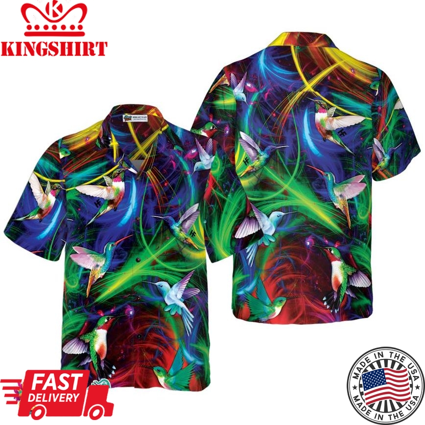 Fantasy Hummingbird Hawaiian Shirt