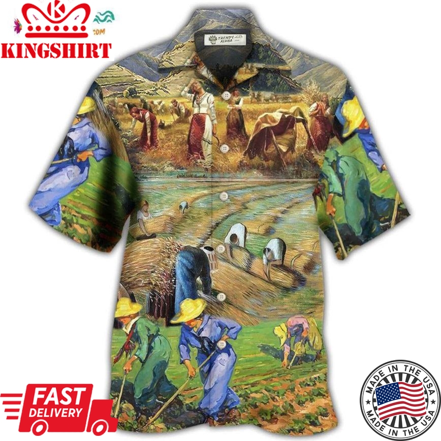 Farm Art Village Mountain Hawaiian Shirt