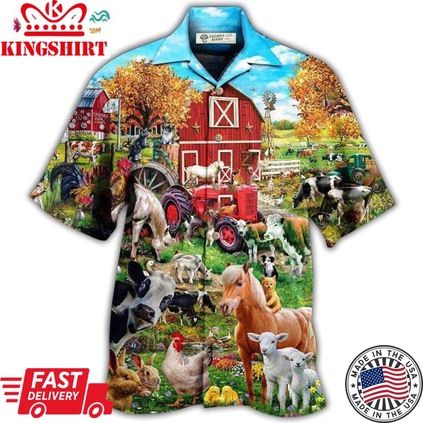 Farm Better On The Farm Cool Hawaiian Shirt