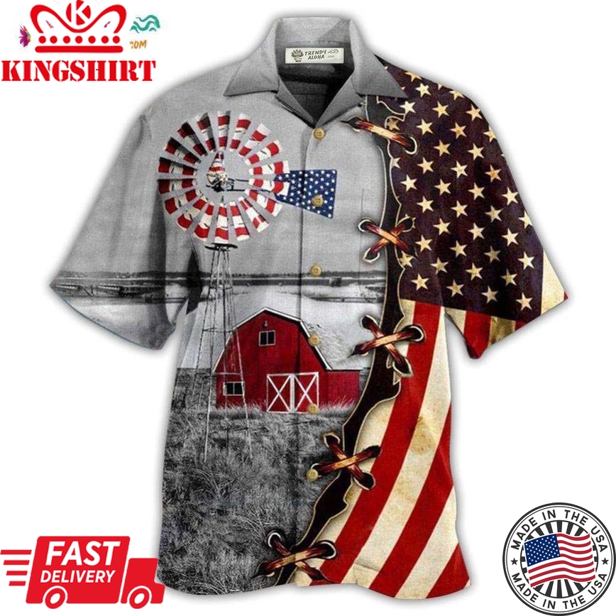 Farm Is A Way Of Life Patriotism Hawaiian Shirt