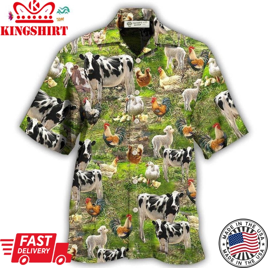 Farm Life Table Fresh Hawaiian Shirt