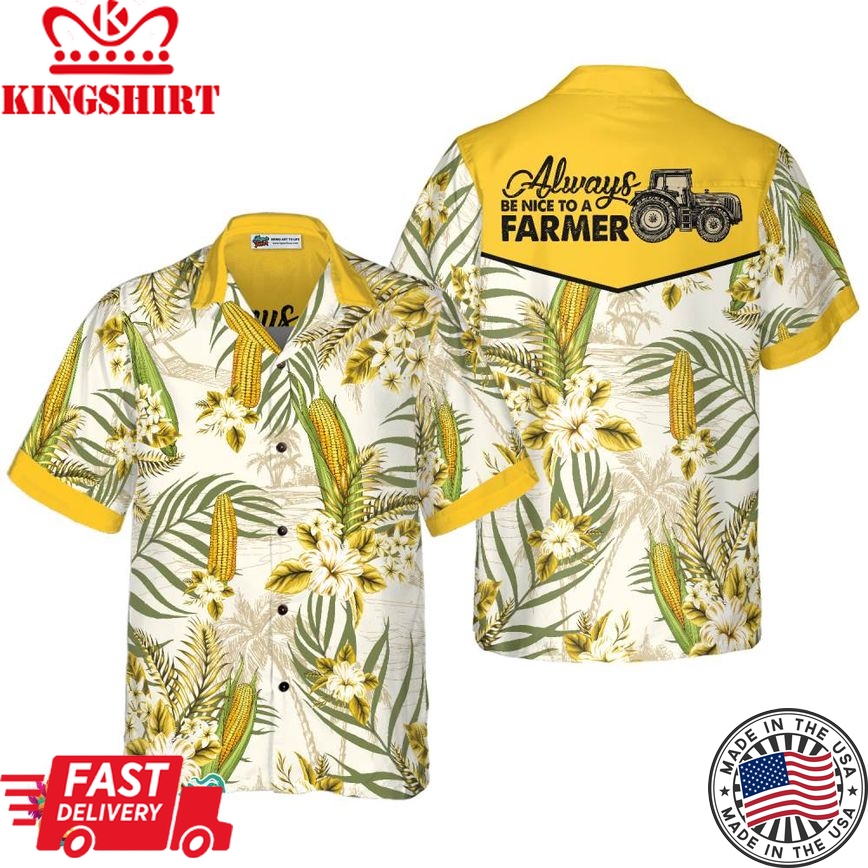 Farmer Corn Hawaiian Shirt