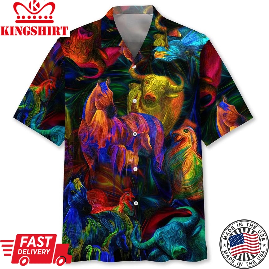 Farmer Trendy Hawaiian Shirt