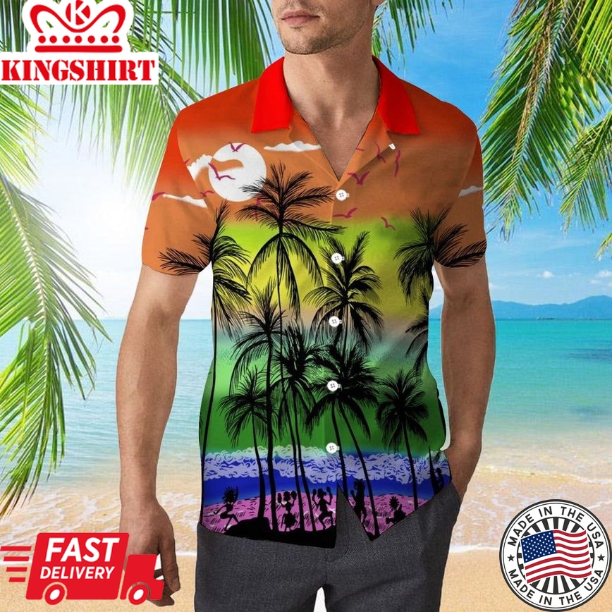 Fierce and Free: Bear Pride Hawaiian Shirt for LGBT