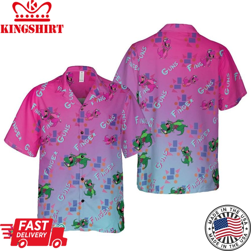 Final Ricky Patch Logo Hawaiian Shirt