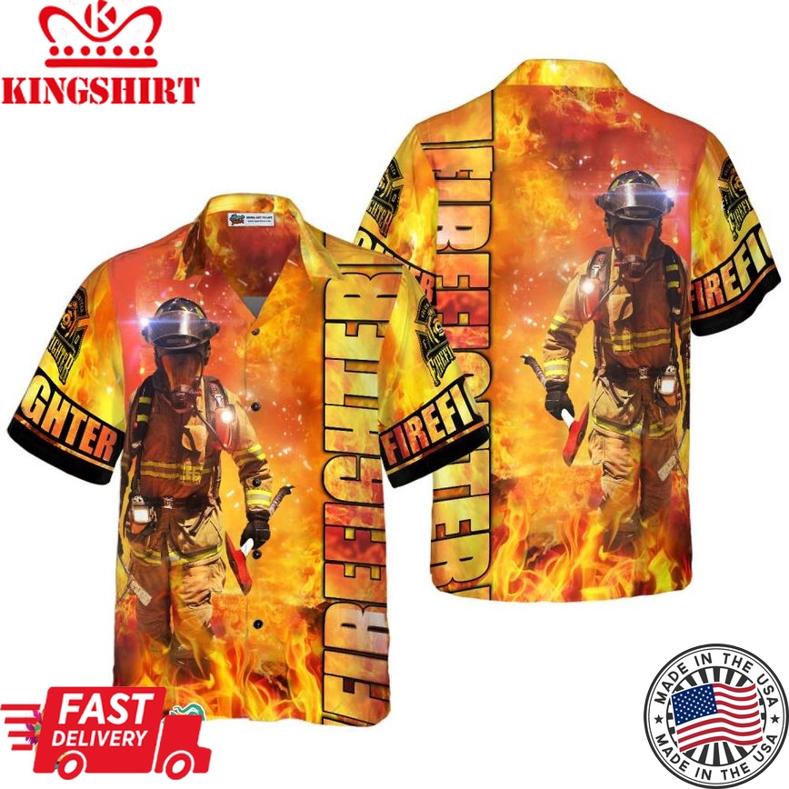 Firefighter Hawaiian Shirt