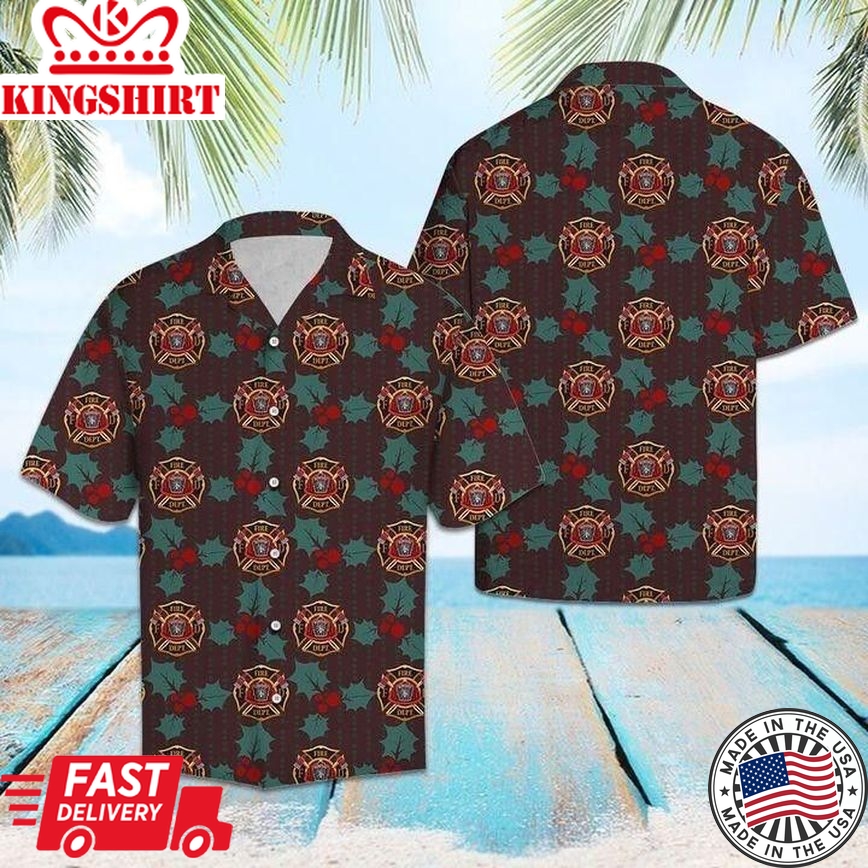 Firefighter Leaves Trendy Hawaiian Shirt