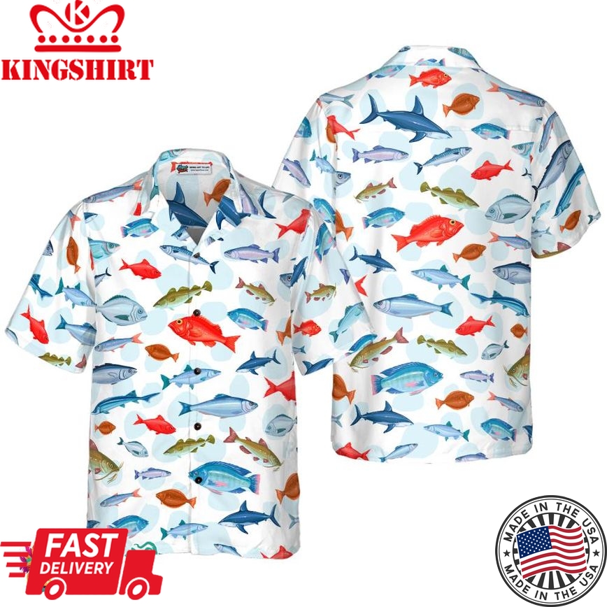 Fish Pattern V2 Hawaiian Shirt