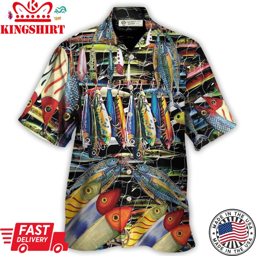 Fishing A Little Bait Catches A Big Fish Hawaiian Shirt