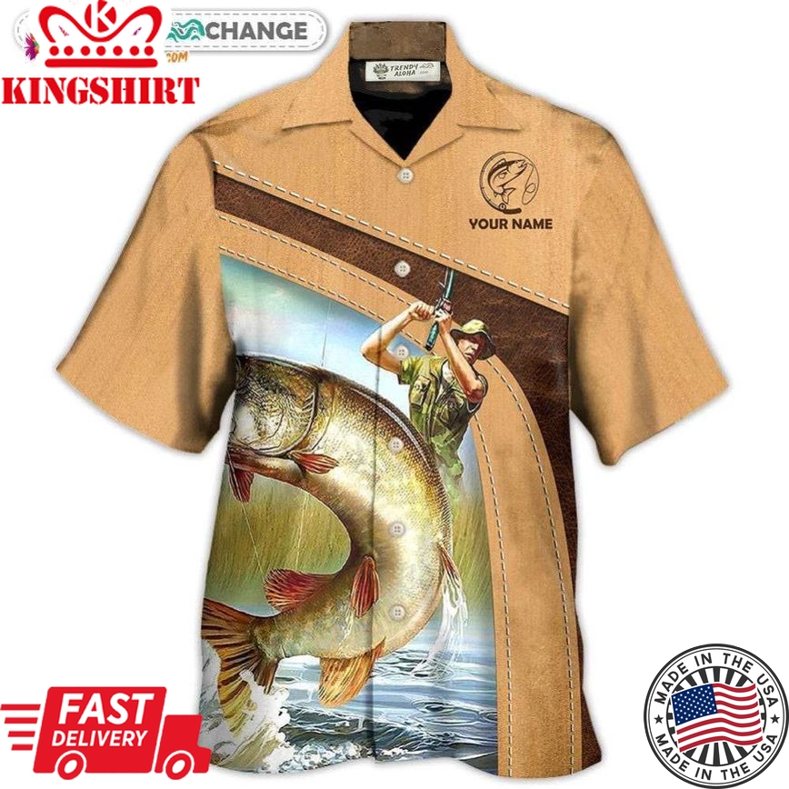 Fishing An Old Fisherman And The Best Catch Personalized Hawaiian Shirt