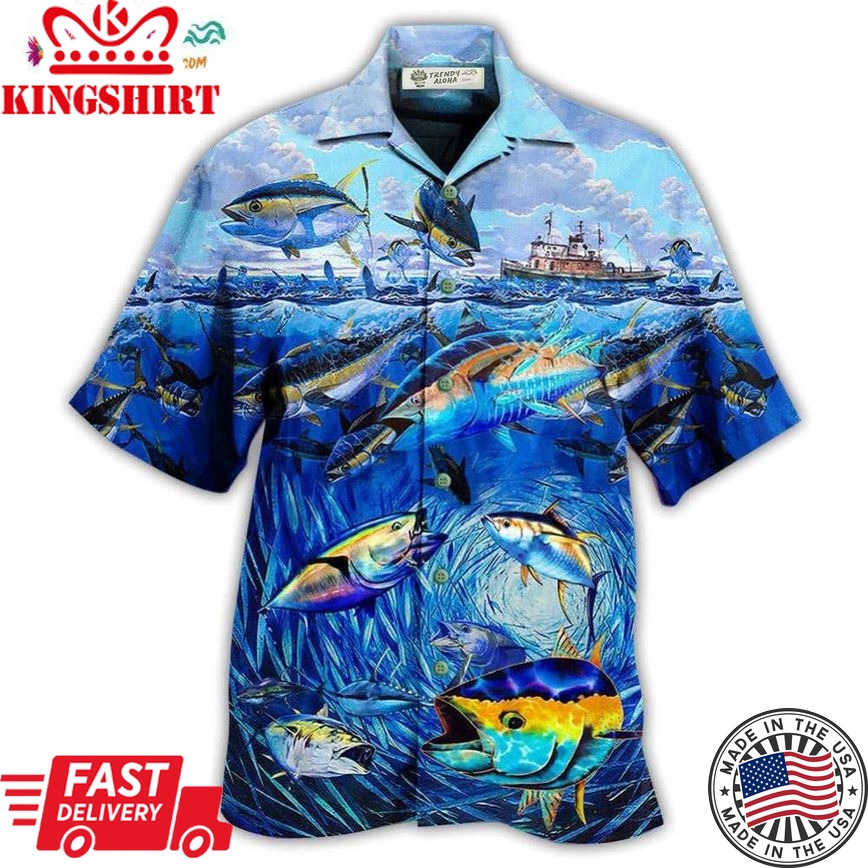 Fishing Love Fish Love Ocean Hawaiian Shirt