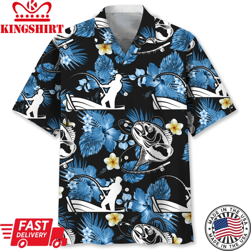 Fishing Nature Trendy Hawaiian Shirt