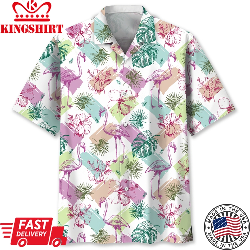 Fla Color Trendy Hawaiian Shirt