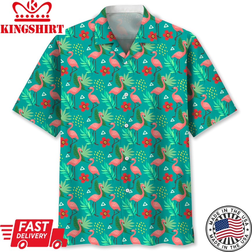 Fla Flower Trendy Hawaiian Shirt