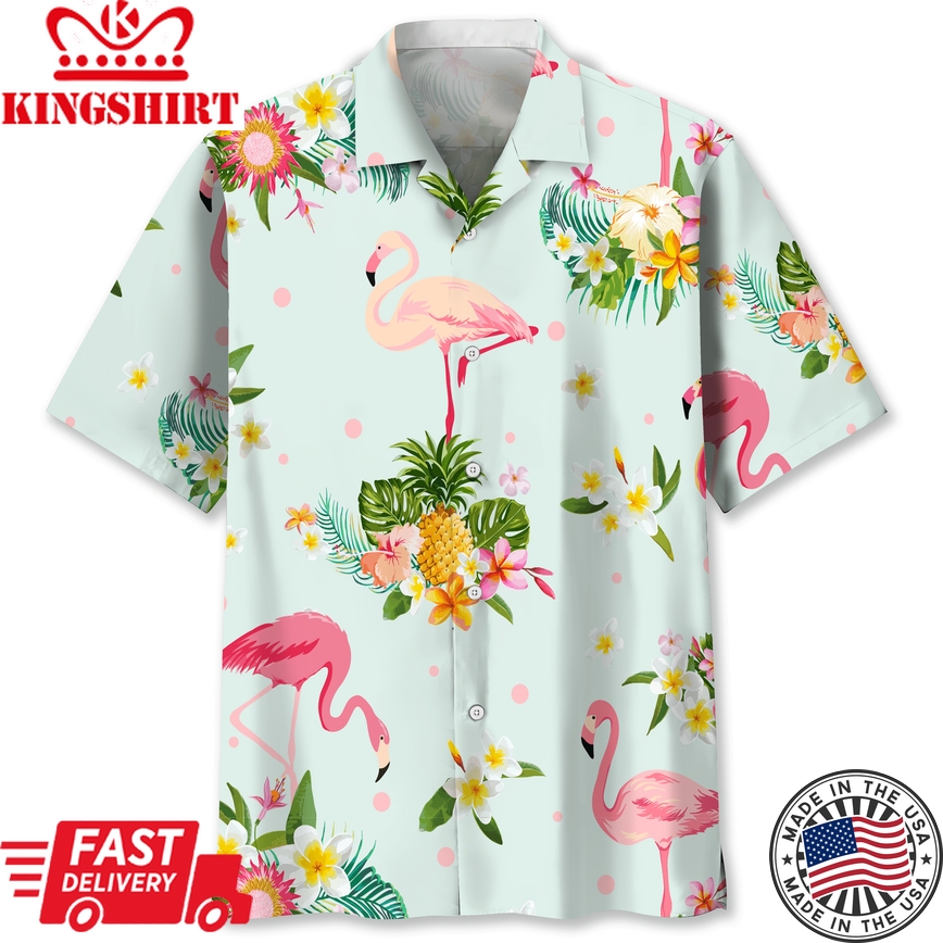 Fla Flowers Trendy Hawaiian Shirt