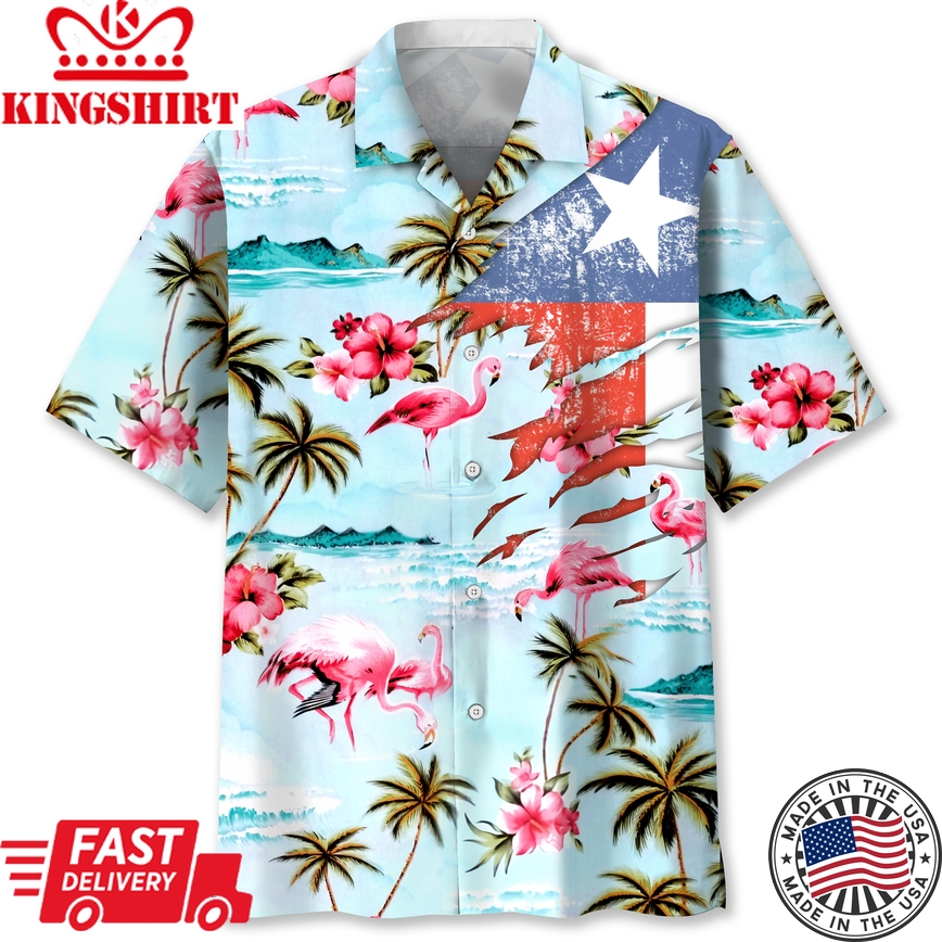 Fla Texas Trendy Hawaiian Shirt