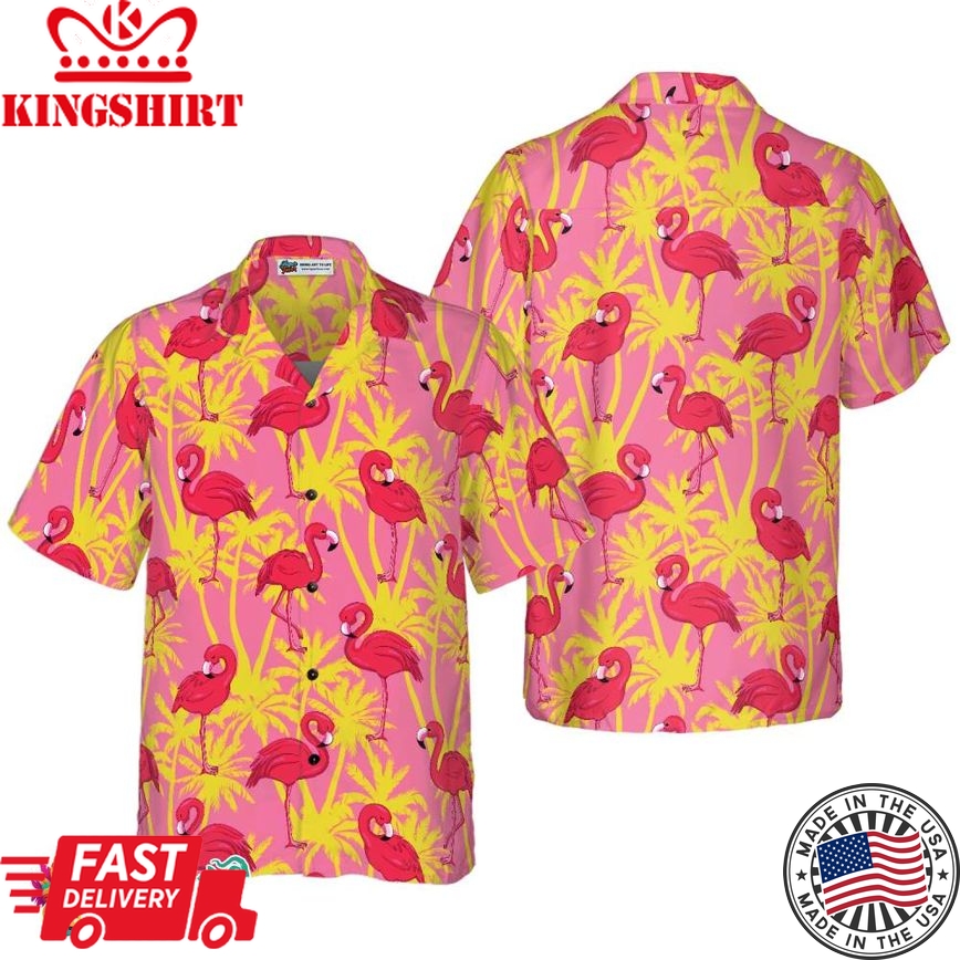 Flamingo 02 Hawaiian Shirt