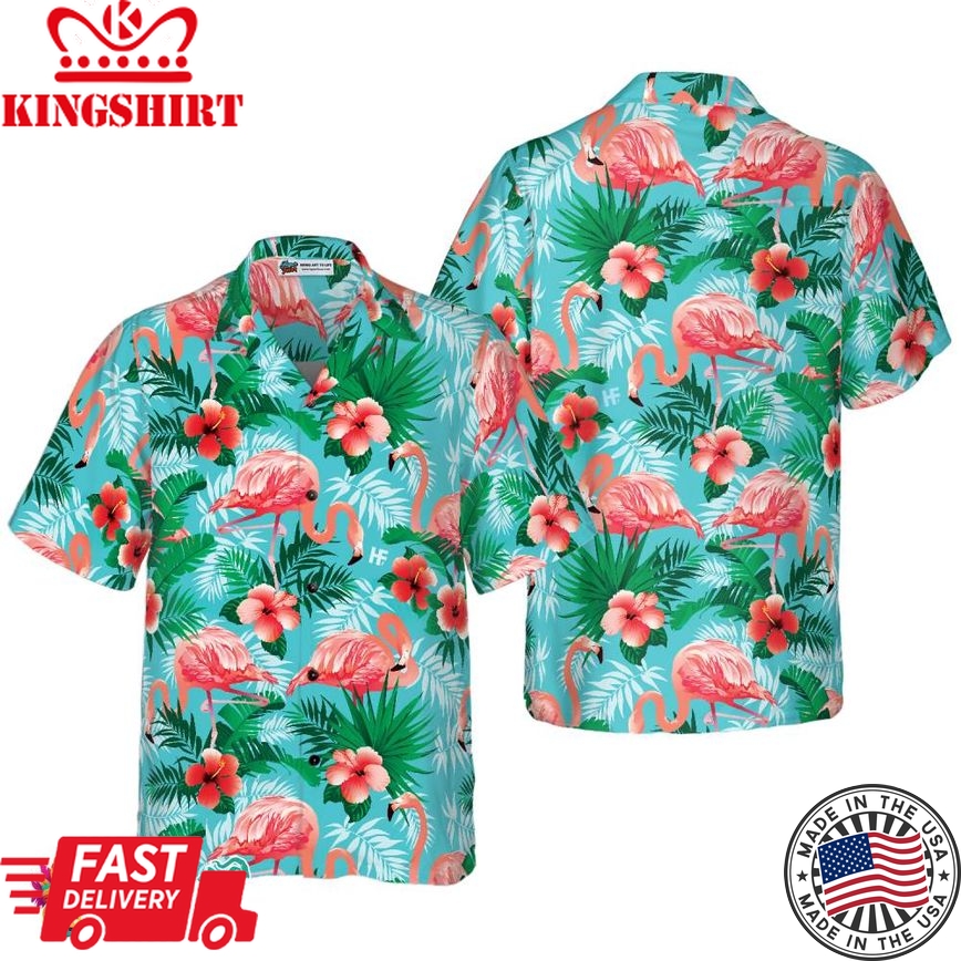 Flamingo 04 Hawaiian Shirt