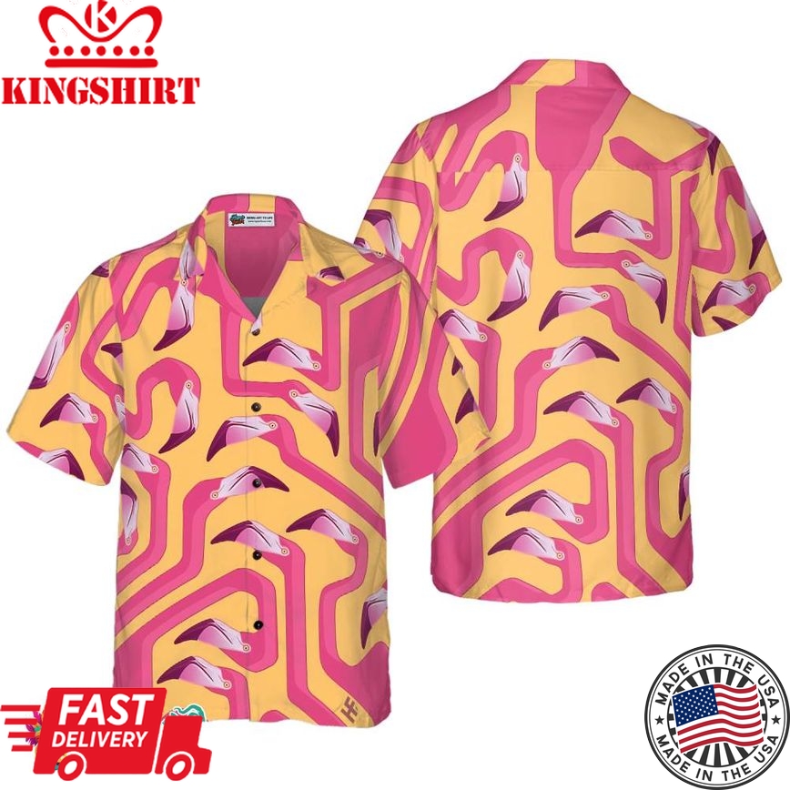 Flamingo 19 Hawaiian Shirt