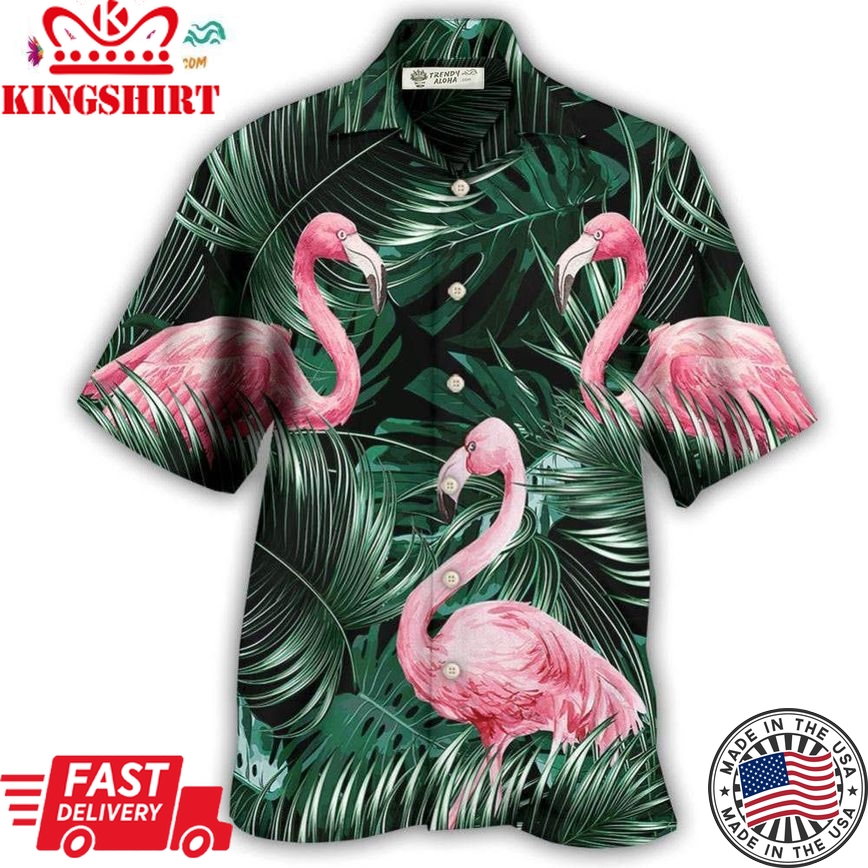 Flamingo Love Life Style Hawaiian Shirt