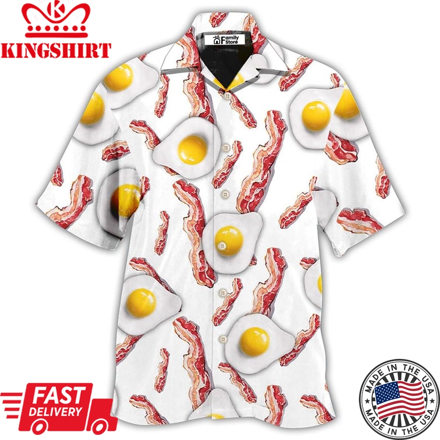 Food Bacon Egg Food Collection Hawaiian Shirt