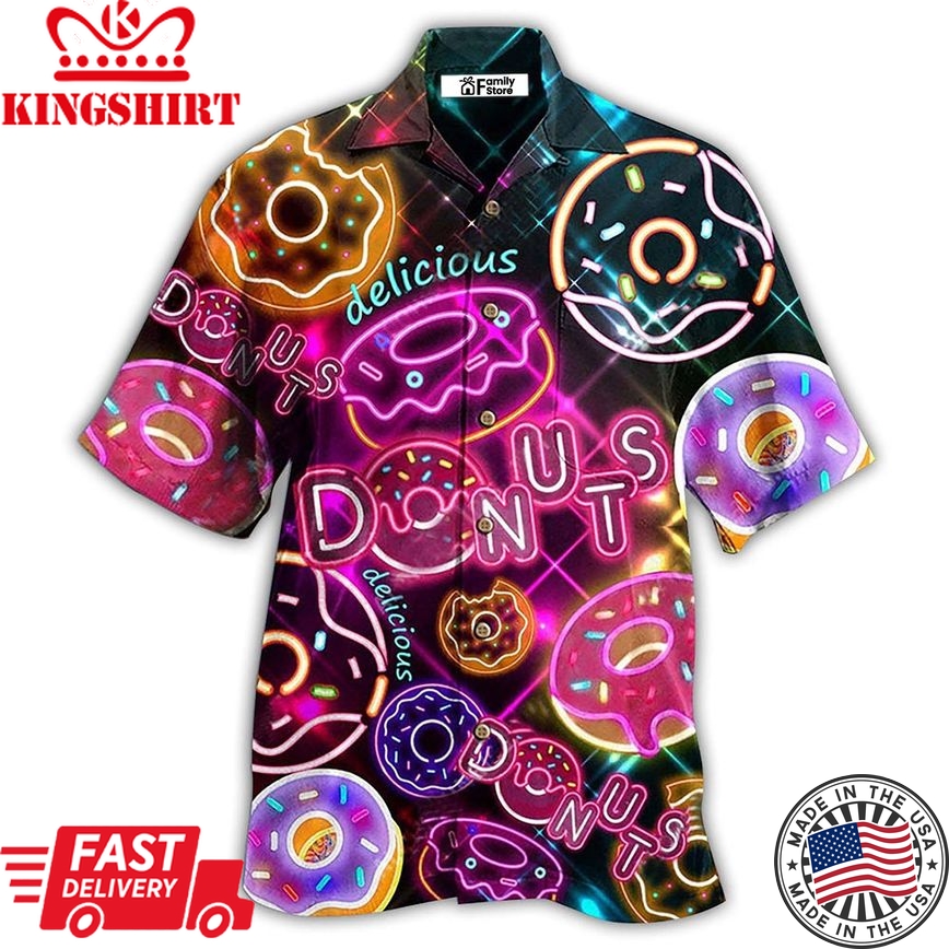 Food Donut Makes My Vibe Stunning Hawaiian Shirt