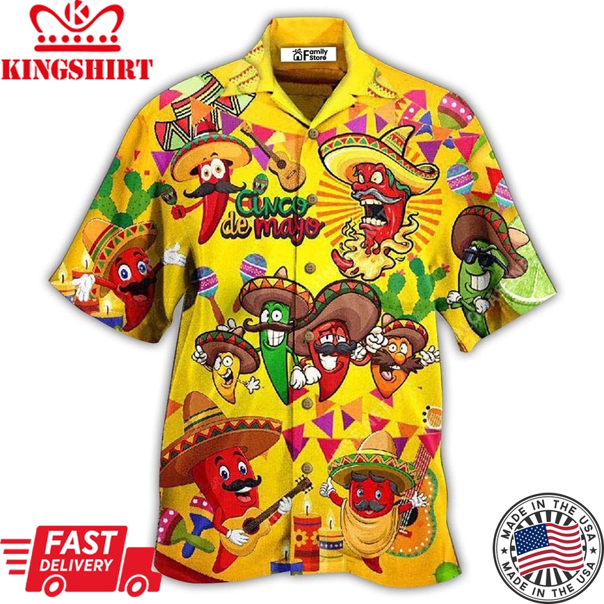 Food Feeling Chili Hot Hawaiian Shirt