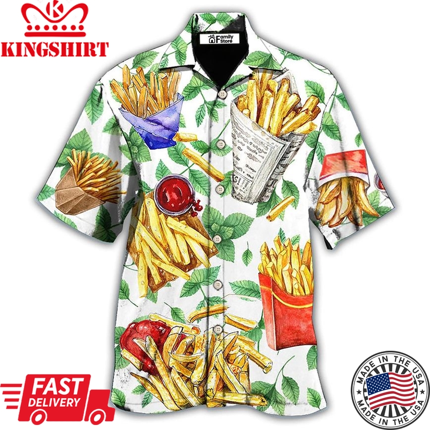 Food French Fries Delicious Style Hawaiian Shirt