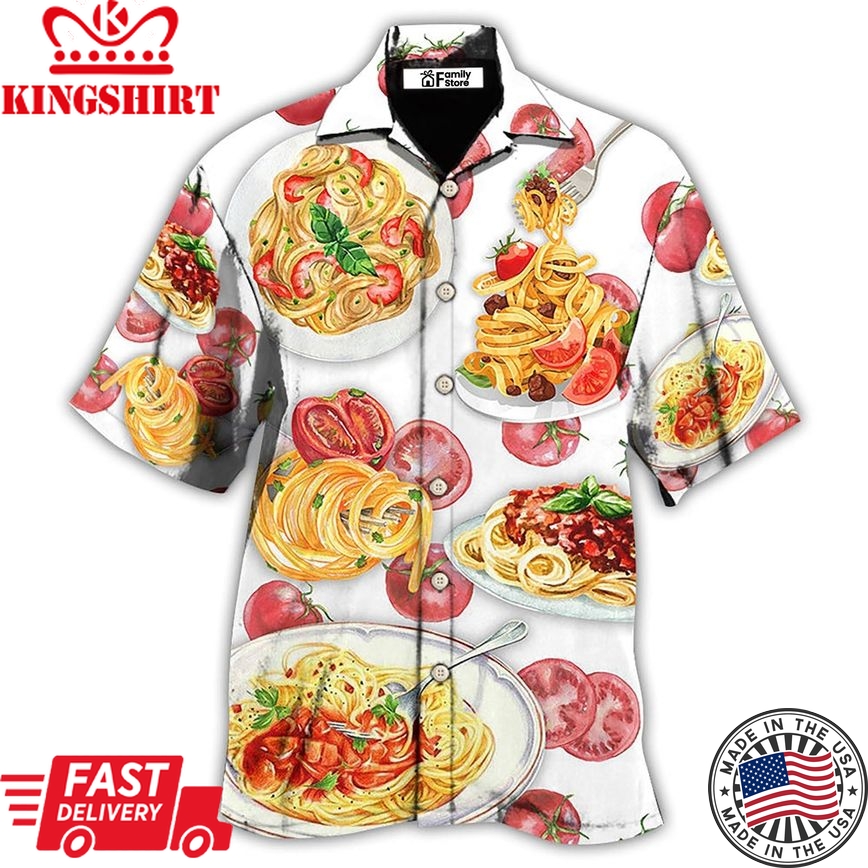 Food Pasta Make Me Happy Delicious Meal Hawaiian Shirt