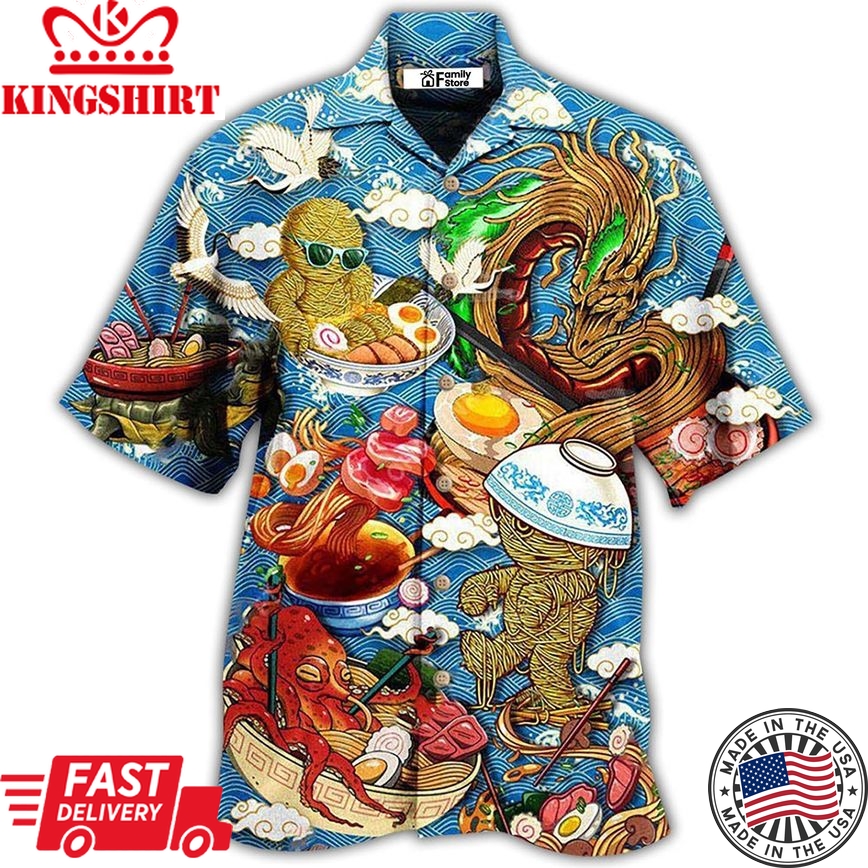 Food Ramen Fixes Everything Cool Hawaiian Shirt