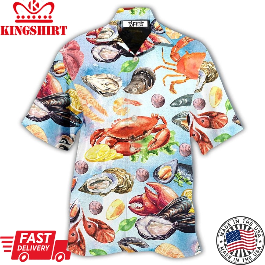 Food Seafood Basic Style Hawaiian Shirt