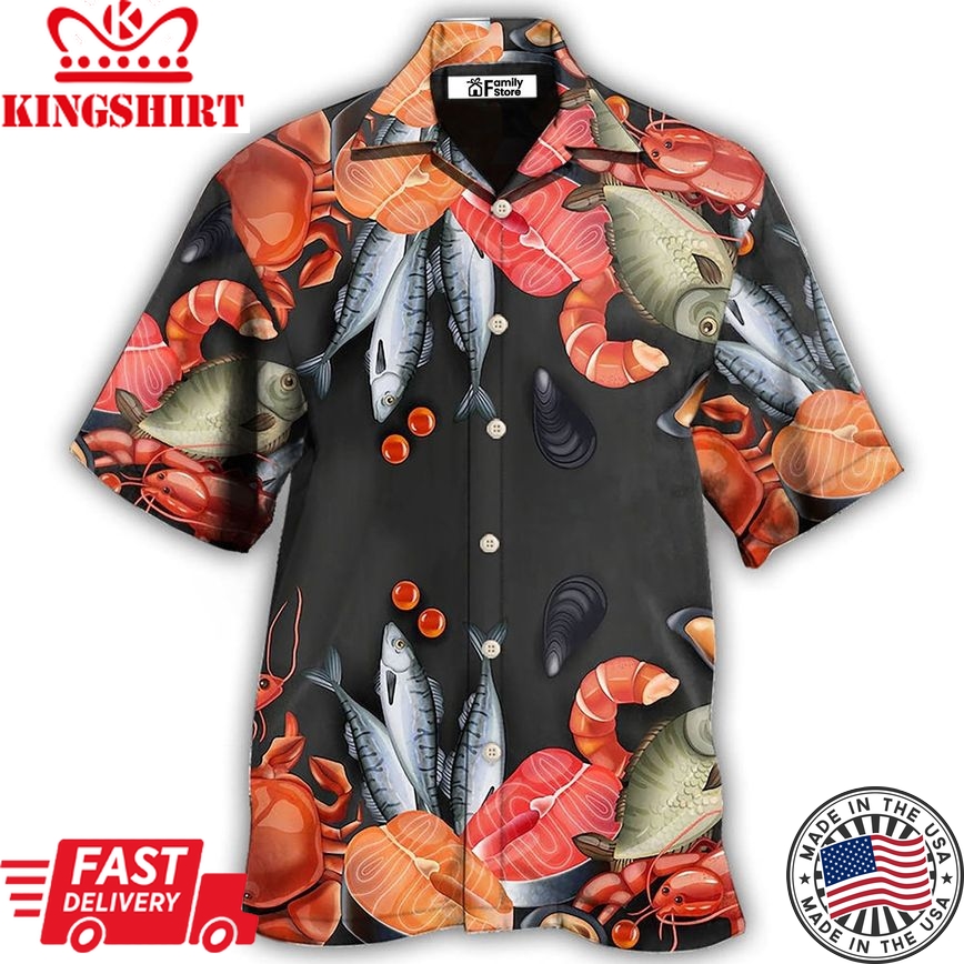 Food Seafood Lover Hawaiian Shirt