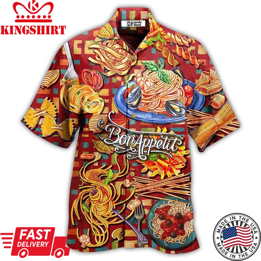 Food Tasting Daily Favorite Delicious Pasta Hawaiian Shirt