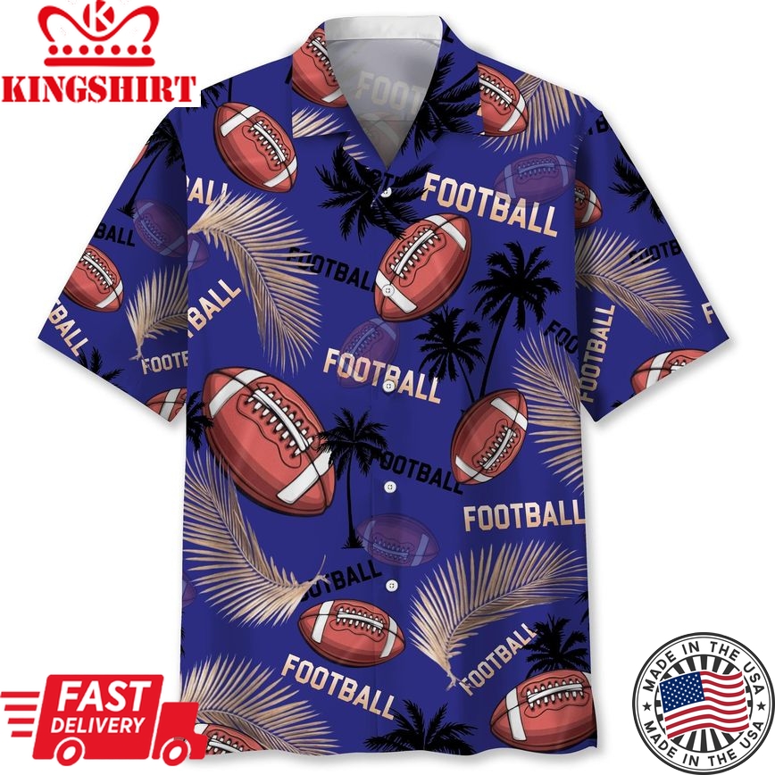 Football Beach Trendy Hawaiian Shirt