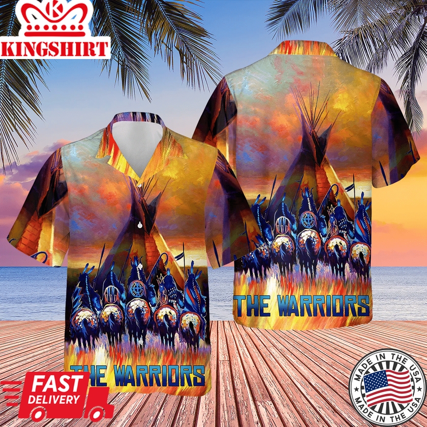 Forever Native: Peaceful Hawaiian Shirt with Native American Pride