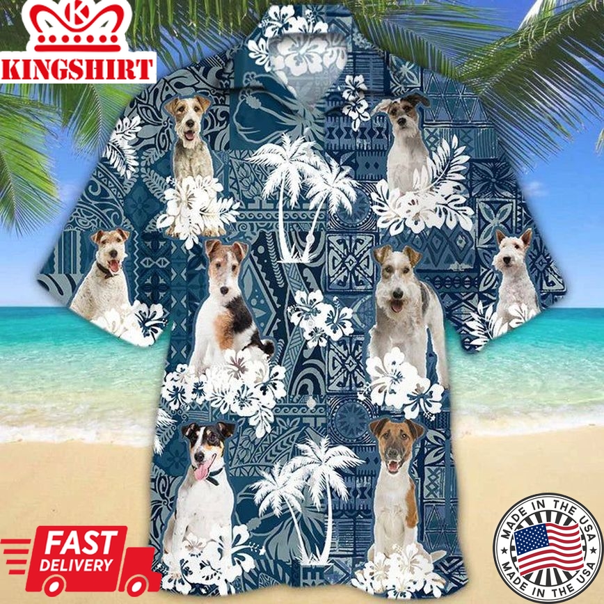 Fox Terrier Hawaiian Shirt