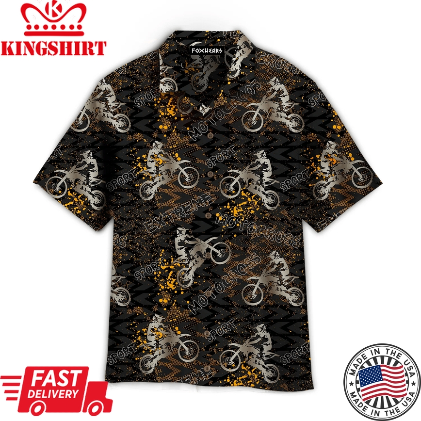 Freedom Is Full Tank Motocycle Trendy Hawaiian Shirt For Aloha Shirt