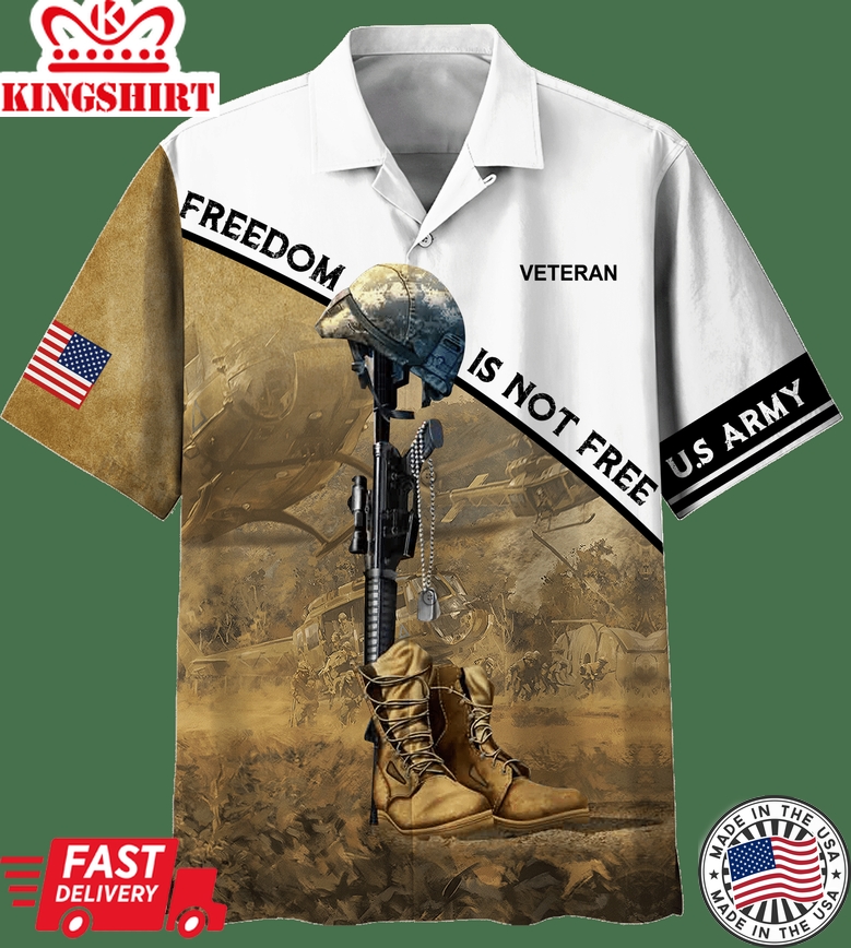 Freedom Is Not Free V8 Hawaiian Shirt