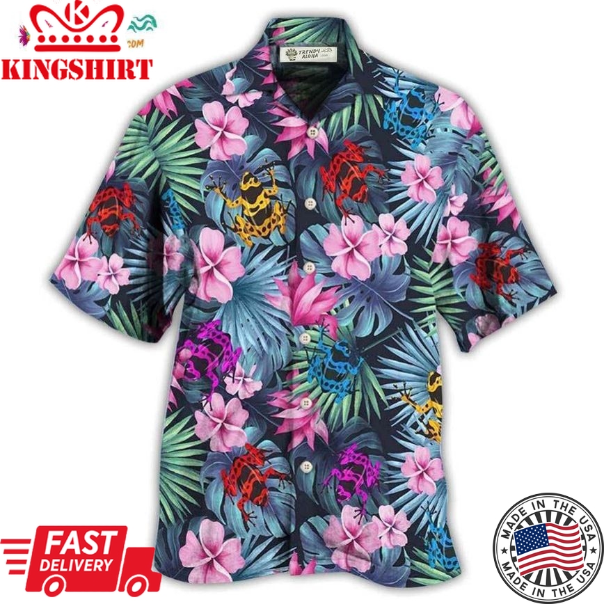 Frog Tropical Summer Vibes Hawaiian Shirt